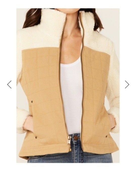 Pendleton Women Sherpa Jacket Size: Large