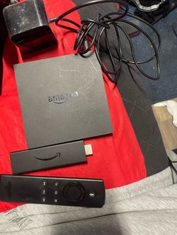 Amazon Fire TV Box with Remote and Power Adapter