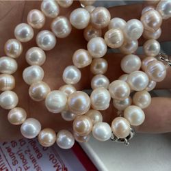 Genuine Pearl Necklace 