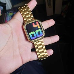 Iwatch apple watch series 7 45mm big face is unlocked & Update. I will connect for you. Free Delivery. $300! Cash. Come with charger. Is all custom go