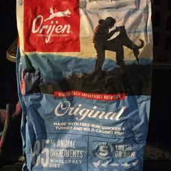 NEW full bag 23.5 Lb. Orijen Dog Food ORIGINAL flavor kibble