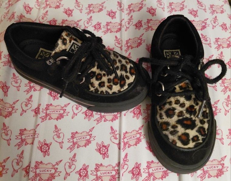 TUK Leopard Creepers Size 10 Toddlers