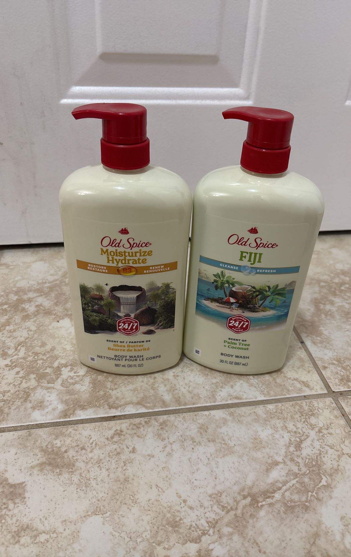 Old spice 887 ML(30 FL Oz) Shea Butter Or Fiji $5 Each