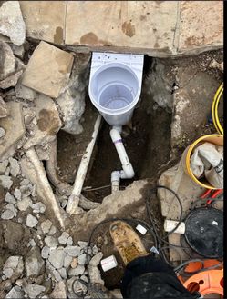 Pool underground pvc