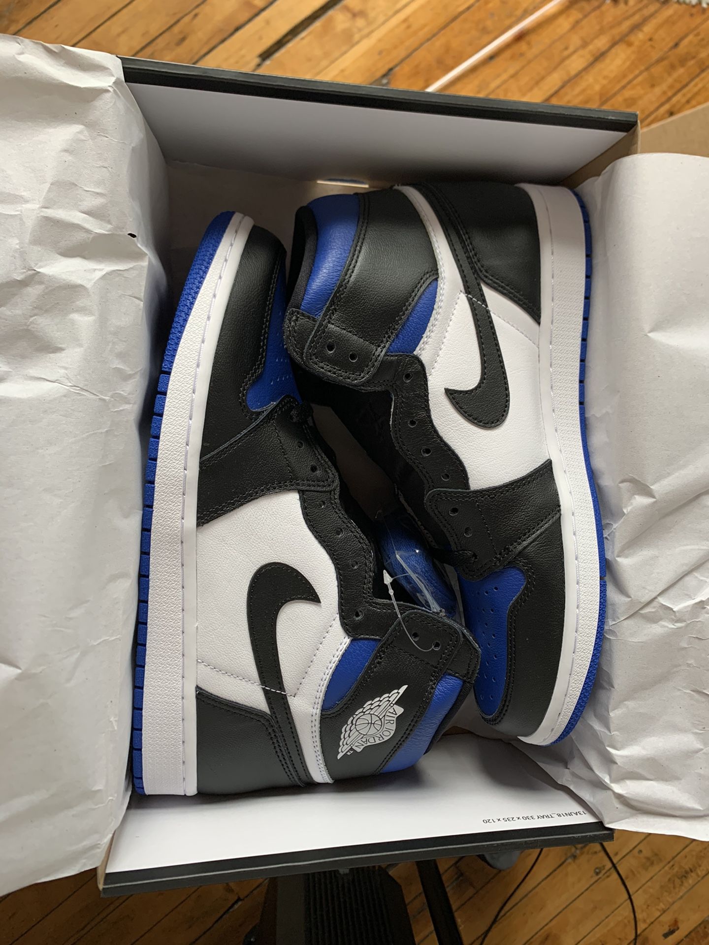 Air Jordan 1 High Royal Toe sizes available