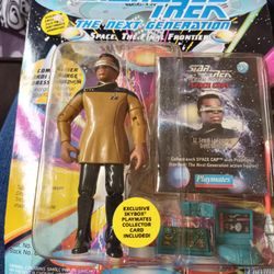 Star Trek The Next Generation Lt Commander Geordi La Forge In Dress Uniform-Still Sealed 