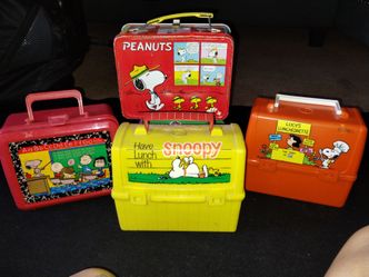 Snoopy lunchboxes