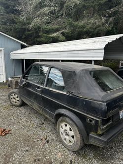 Two classic VW project cars (MK1 + Golf) – both need engines.