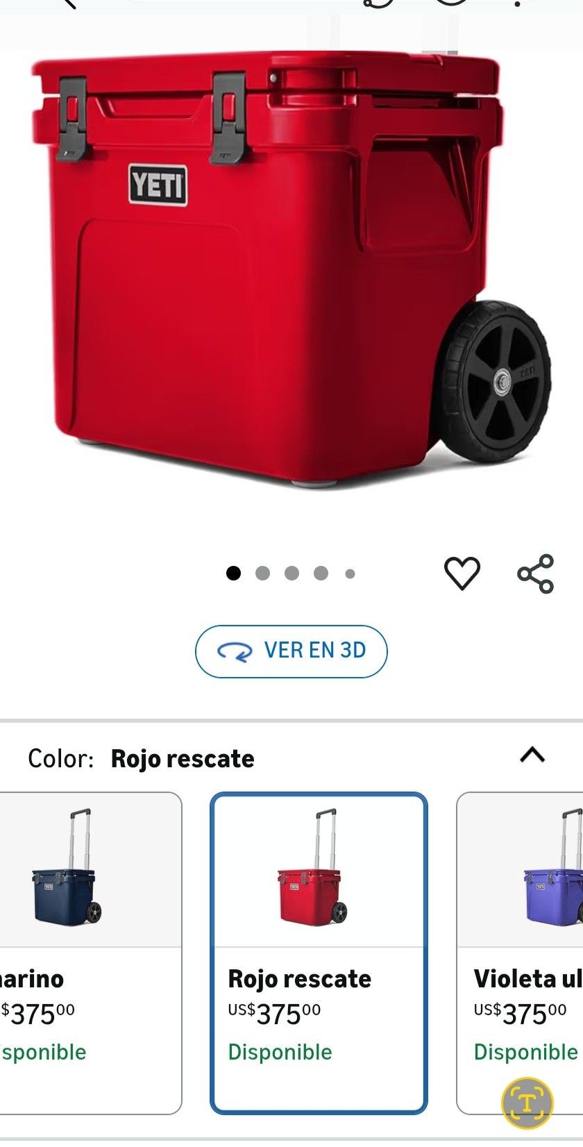 32" YETI Roadie Wheeled Cooler