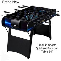 Brand New Franklin Sports Quickset Foosball Table 54"