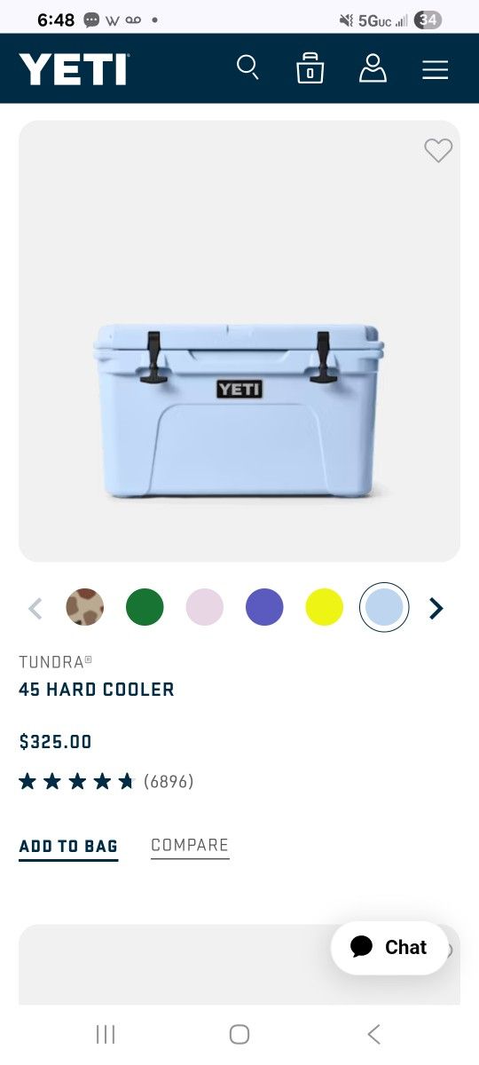 Yeti Cooler