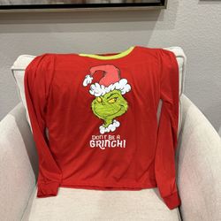 Youth Large New grinch Pj Top 