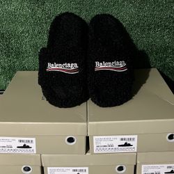 Black Balenciaga Slides (Sizes 7 - 11)