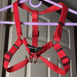 Large Dog Red Harness