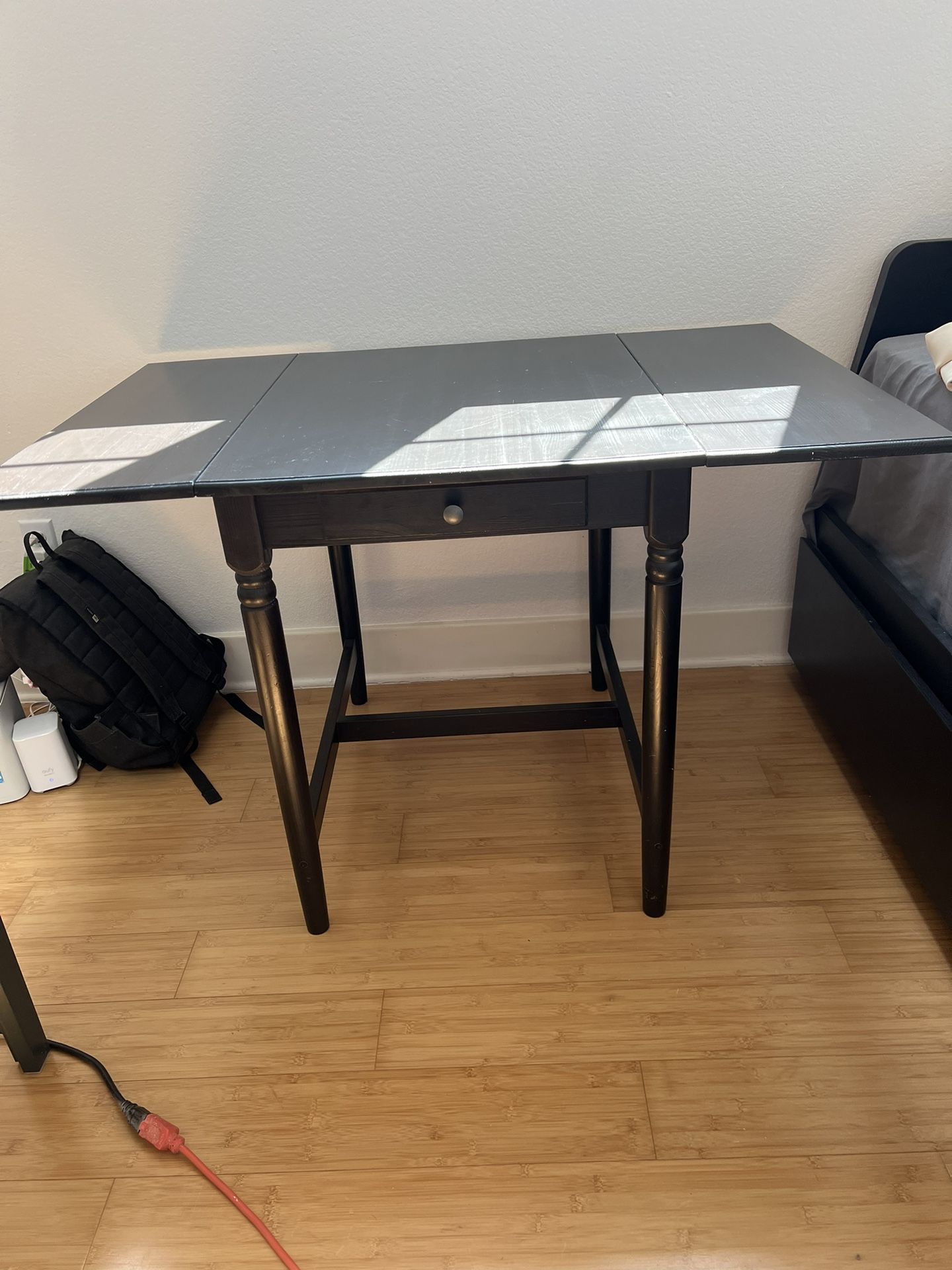 Small Black Foldable Desk