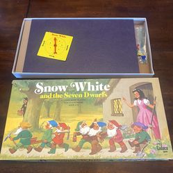 Snow White Vintage Board Game 1977