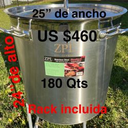 Ollas Vaporeras Extra Grandes Con Asiento Reforzado Grueso