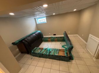 King Size Waterbed with Headboard & Heater
