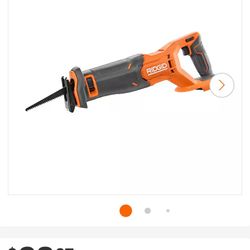 RIDGID 18V Cordless Reciprocating Saw (Tool Only)