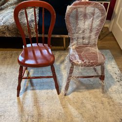 Vintage Wooden Chairs 