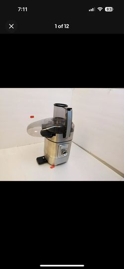 CUISINART Juice Extractor CJE-1000 MISSING PARTS Tested Works