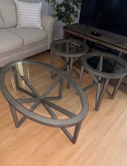 3 Living Room Tables Bundle $100 TOTAL