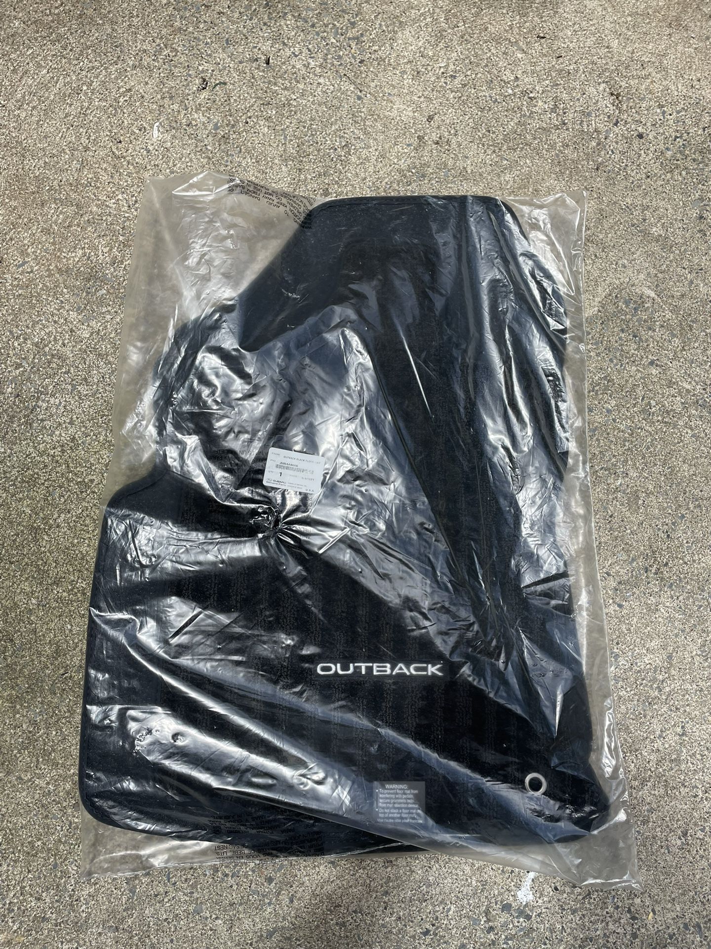 2021 Subaru Outback OEM floor Matt’s
