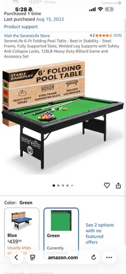 Pool table - not used
