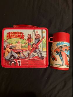 Vintage dukes of hazard lunch box