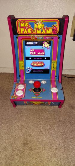 Arcade1up Countercade Ms. Pac Man Mini Arcade With Super Pac Man!