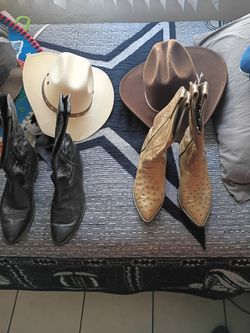 Cowboy Boots And Hats 