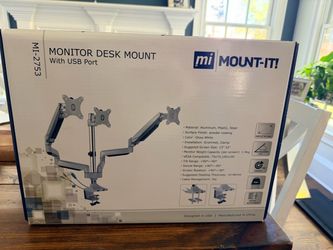 Monitor desk mount