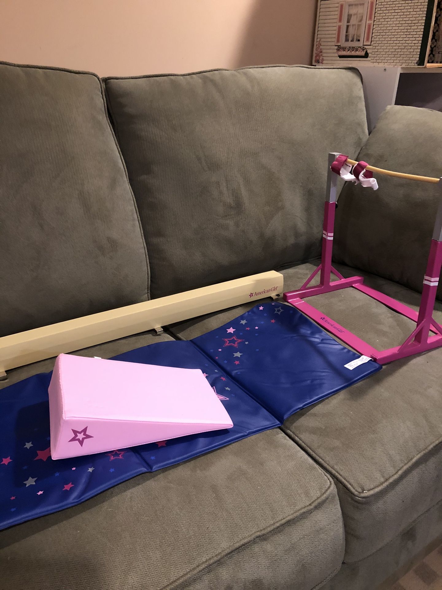 American Girl Gymnastics Set