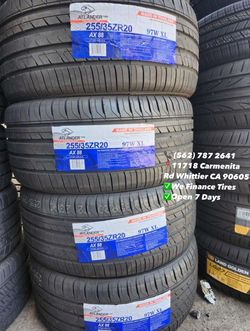 255/35R20 Atlander Set of Tires Installed and Balanced Set de Llantas Nuevas Instaladas y Balanceadas
