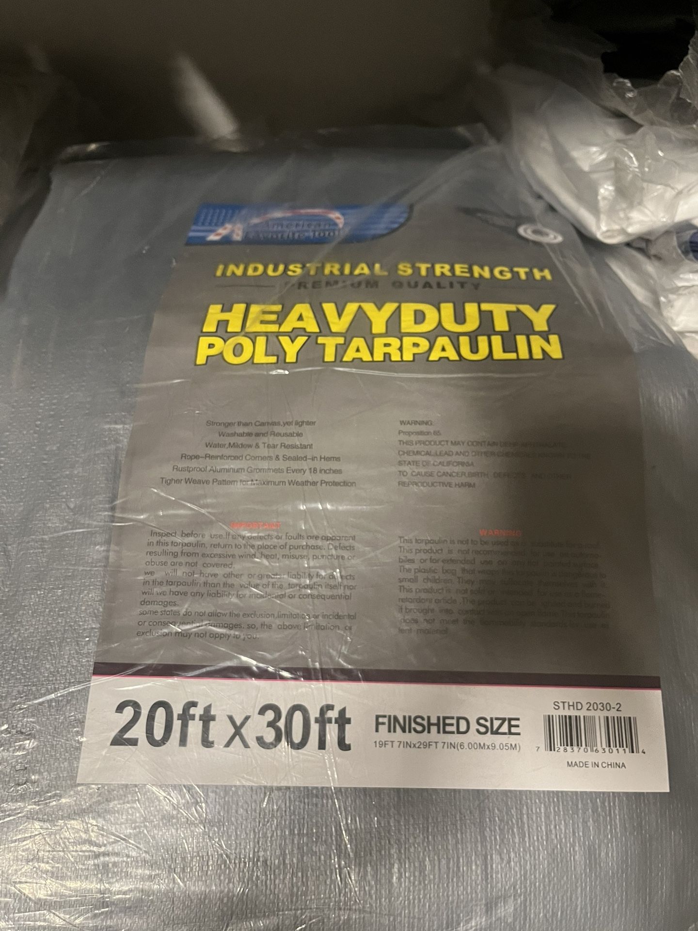 20x30 Tarp Heavy Duty