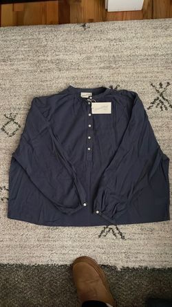 Universal Thread Navy Button-Front Shirt