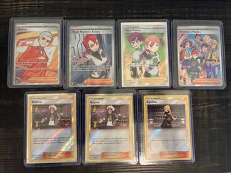 Pokemon TCG Trainer Supporter Card Lot of 7