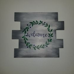 Decorative Wooden Sign 