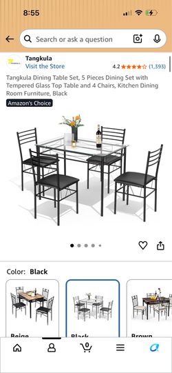 Black table $70