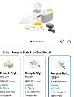 Medela breast pump/ cordless + cord