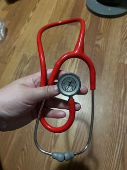 3M Littmann Pediatric Stethoscope, Stainless Steel red