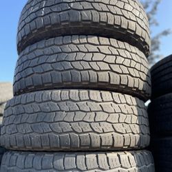 285/75/18Cooper vendo un set de llantas usadas excelente condiciones de vida las 4 ✅🤩I am selling a set of used tires, all 4 in excellent living con