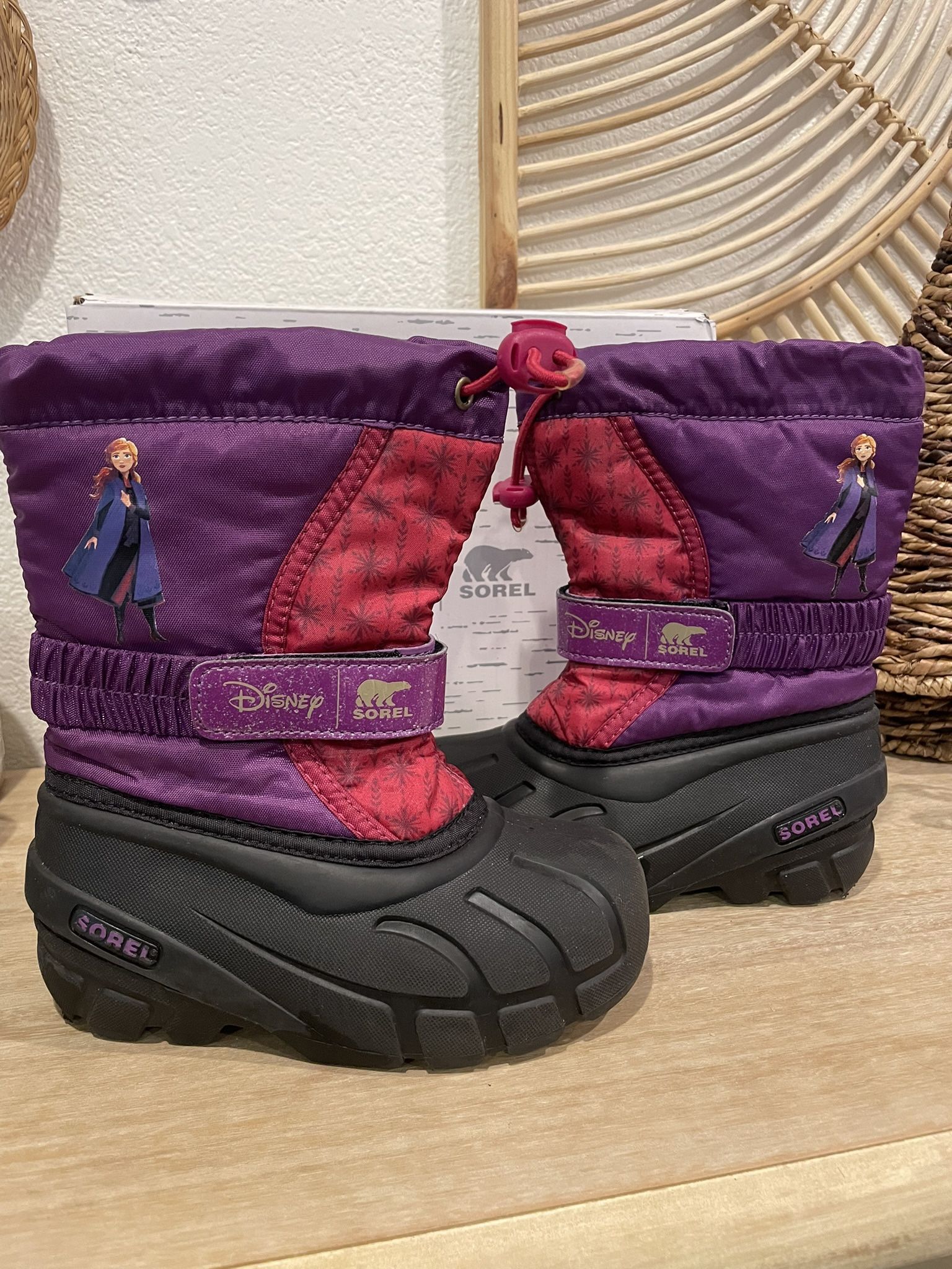 Kids Sorel Snow Boots Frozen II Anna