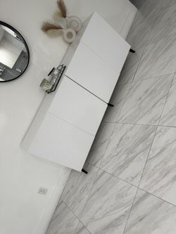 White Dresser Cabinet Like New