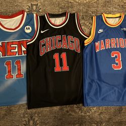 Youth Large NBA Basketball Irving, DeRozan, & Poole Jerseys 