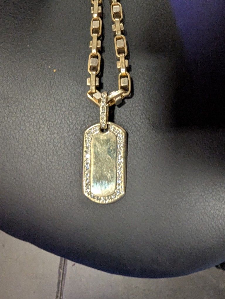 14k Gold Chain And Pendant