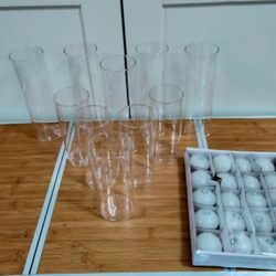 Glass Cylinder Vase For Centerpieces 