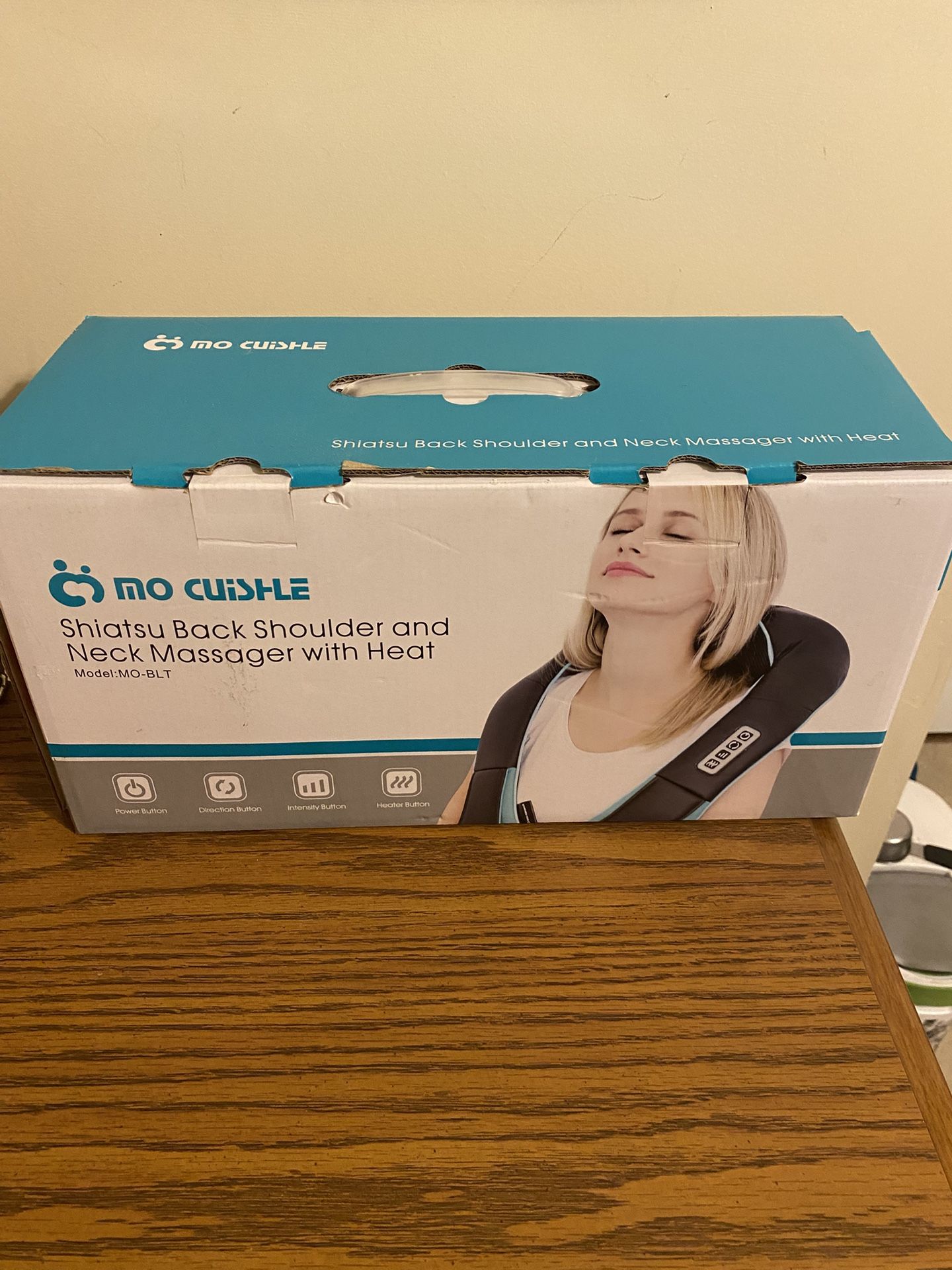Nib No Cuishle Shiatsu Back Shoulder And Neck Massager With Heat