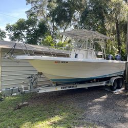  1999 Proline 24 Sport Fish – Twin Yamaha 150s (2013) – 2023 Continental Trailer – $20,000