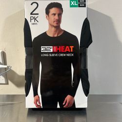 32 Degrees Heat Long Sleeve Crew Neck For Men’s Size Extra Large